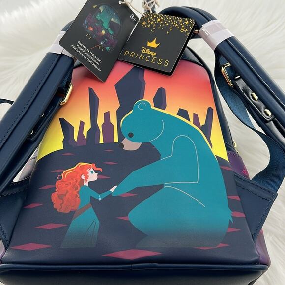 Loungefly Disney Brave Princess Castle Backpack - New with tags - Picture 6 of 6